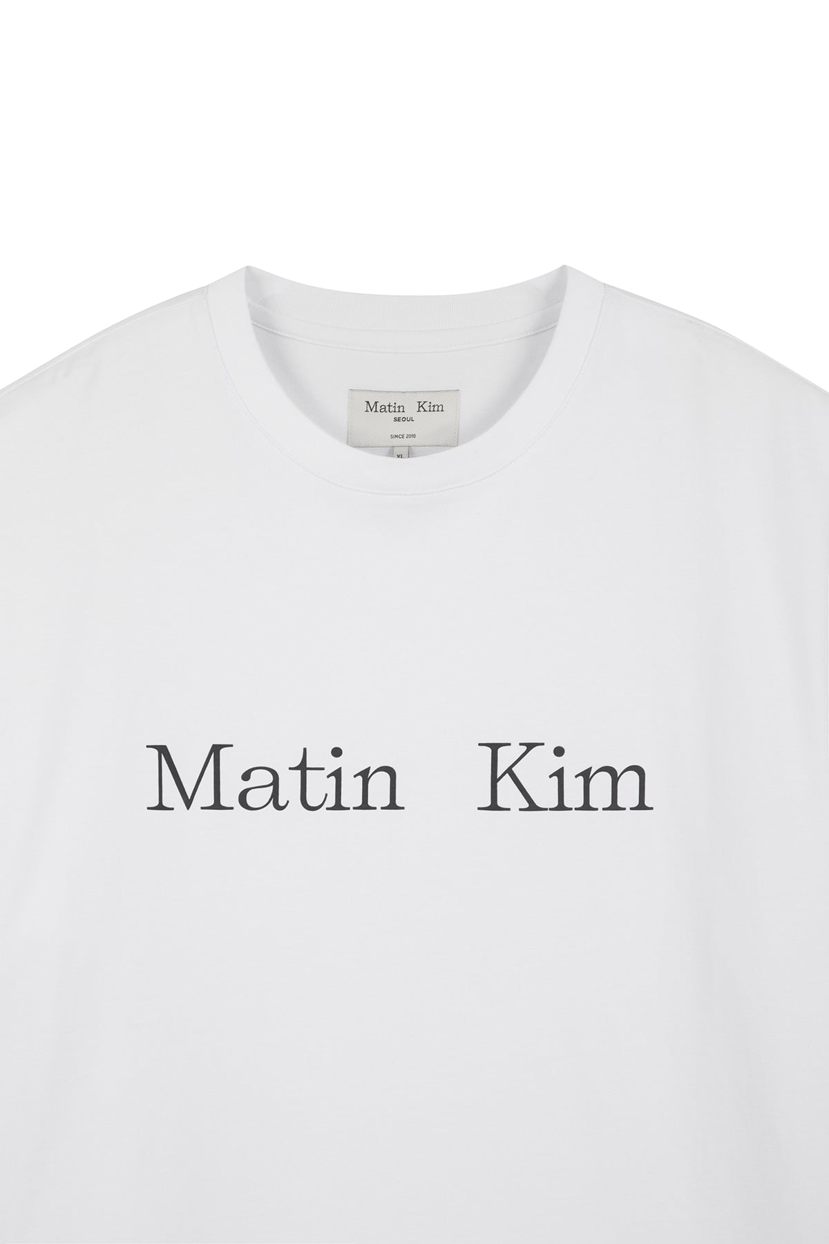 Matin Kim - Matin Kim Logo Top (White) product image 3 | TRAB K-Fashion Australia