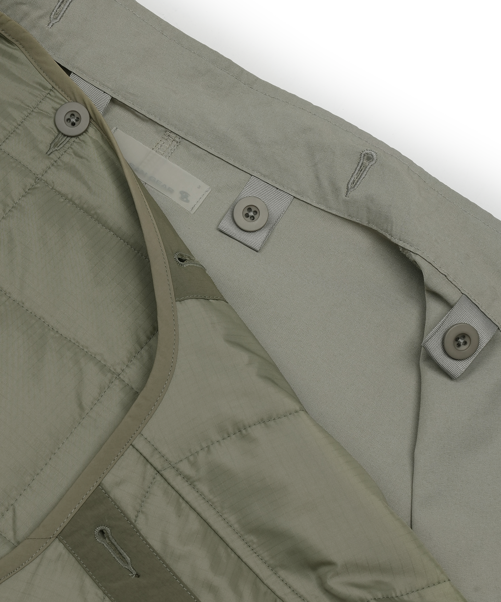 Zipper Field Parka (Grey Beige)