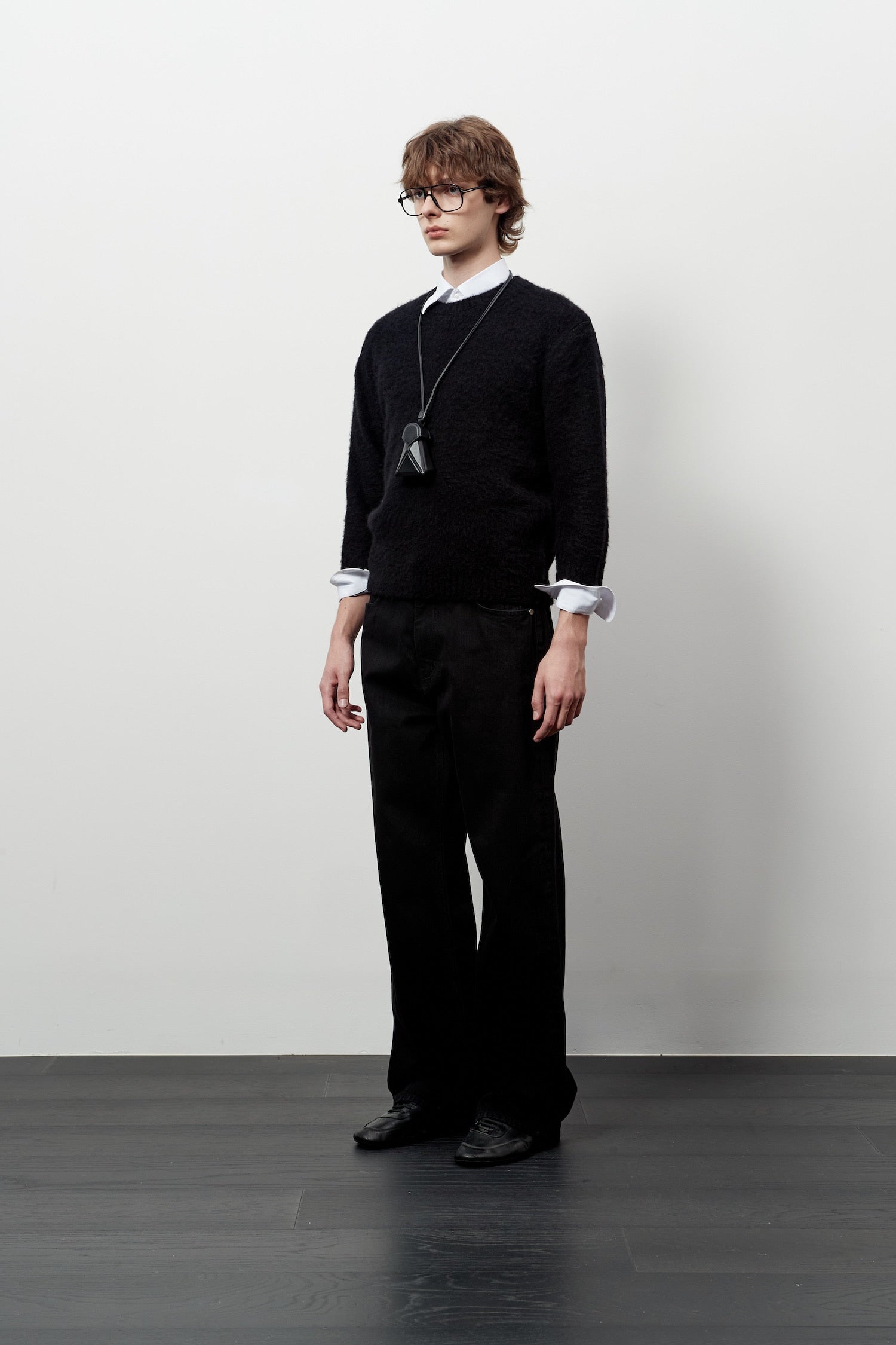 Stu - Straight Denim Pants (Black) product image 2 | TRAB K-Fashion Australia