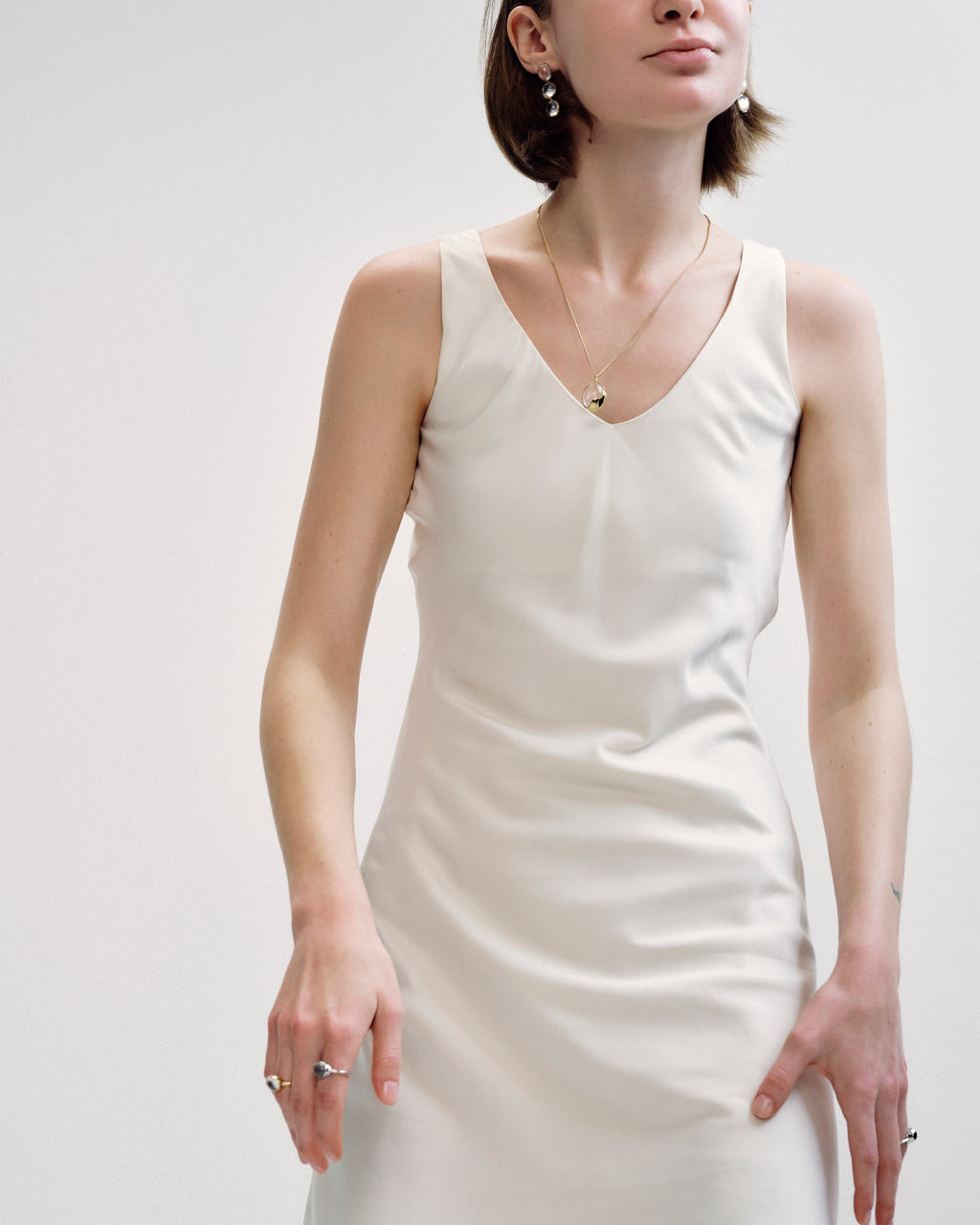 Numbering - Ellipse Glass Pendant Necklace #5755 product image 5 | TRAB K-Fashion Australia