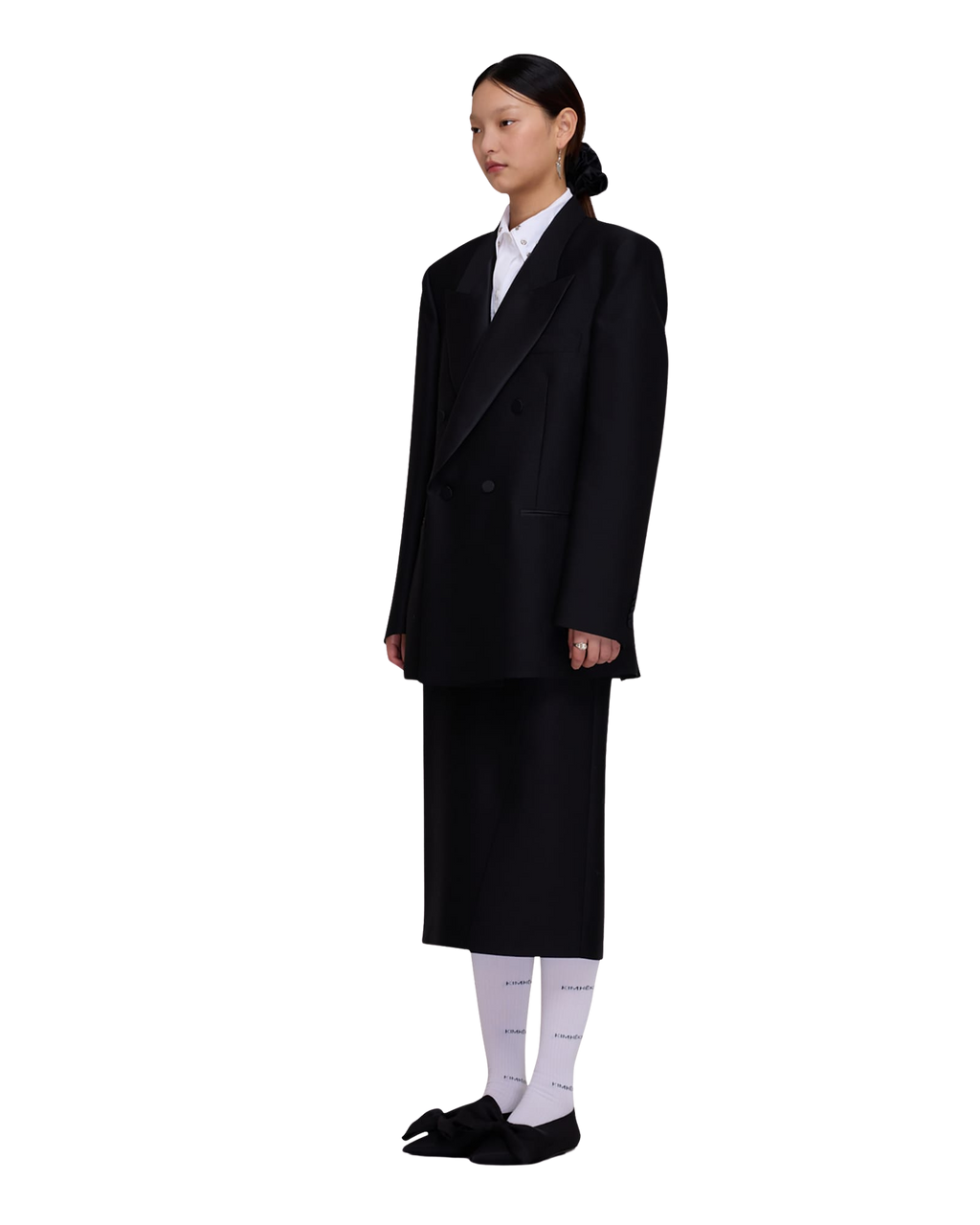 Kimhe Kim - Wool-Silk Tuxedo Jacket (Black) product image 8 | TRAB K-Fashion Australia