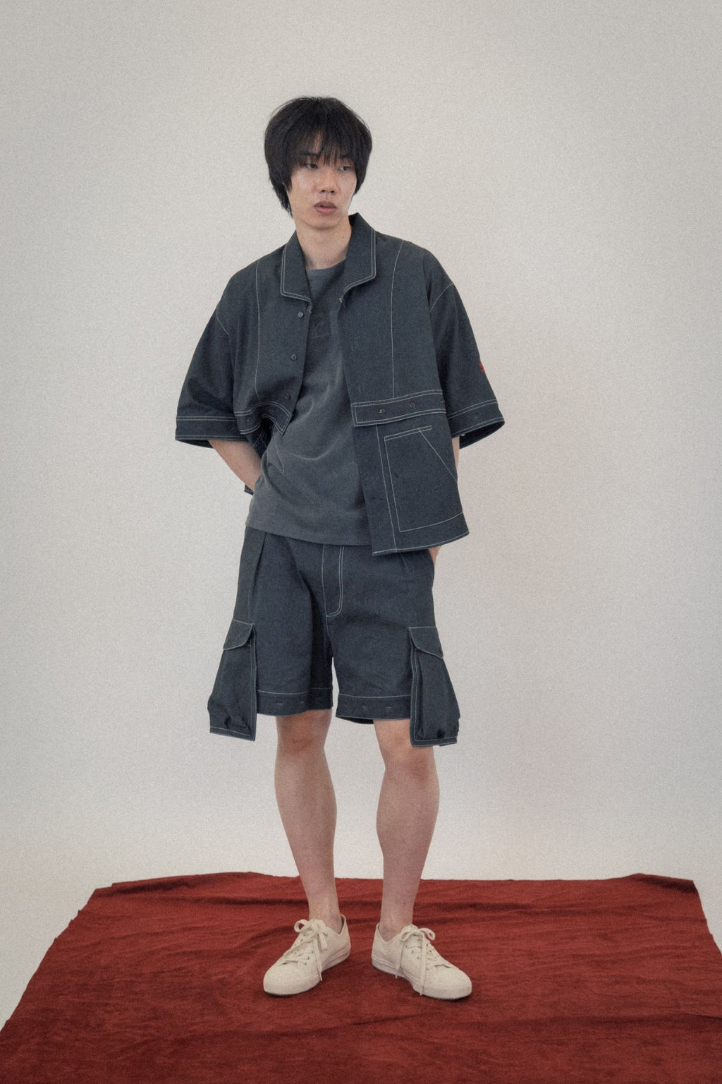 Ioedle - Assembled Cargo Pants With Screws Loosened (Charcoal) product image 16 | TRAB K-Fashion Australia