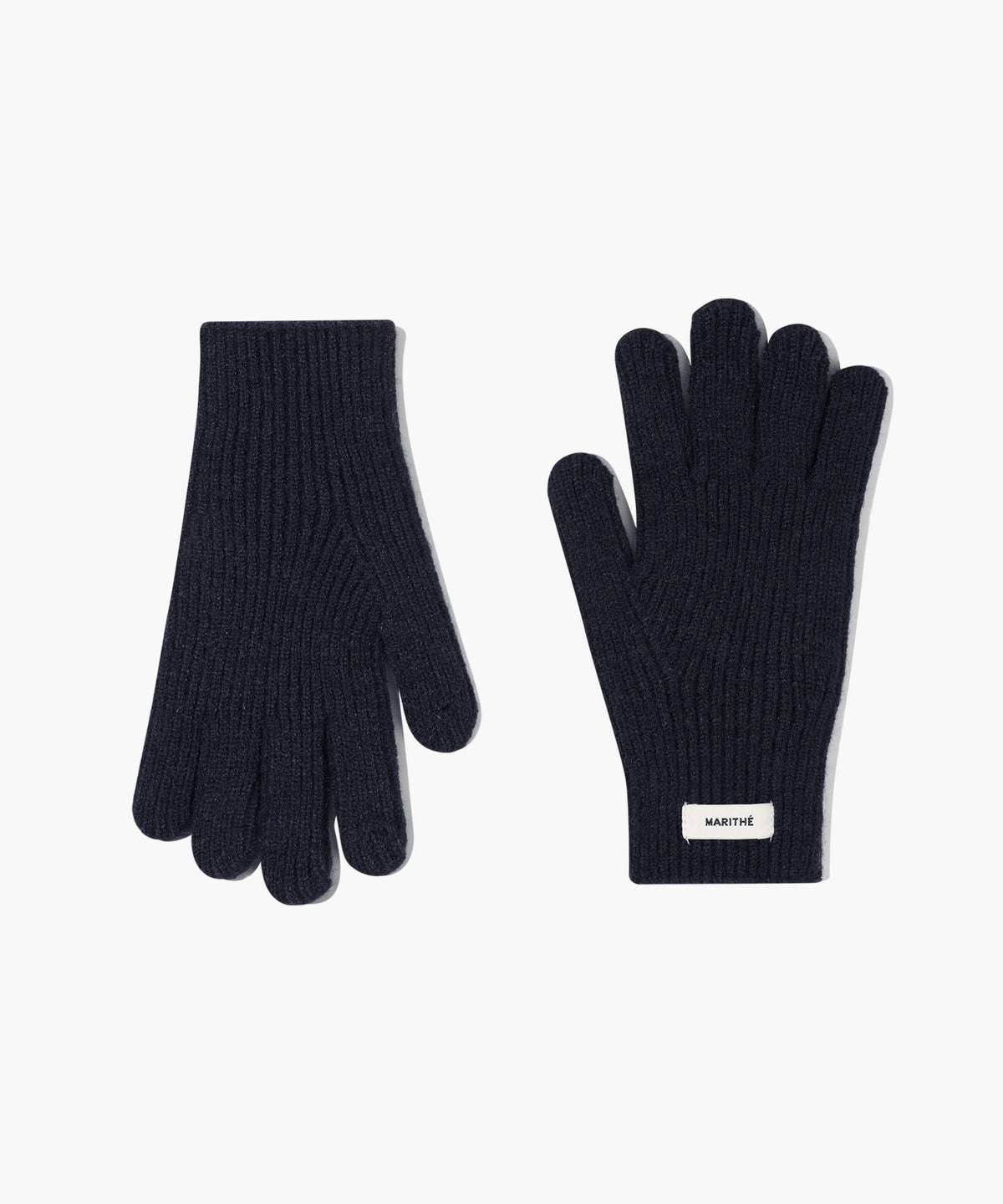 Marithe & Francois Girbaud - Regular Logo Muffler&glove (Dark Navy) product image 4 | TRAB K-Fashion Australia