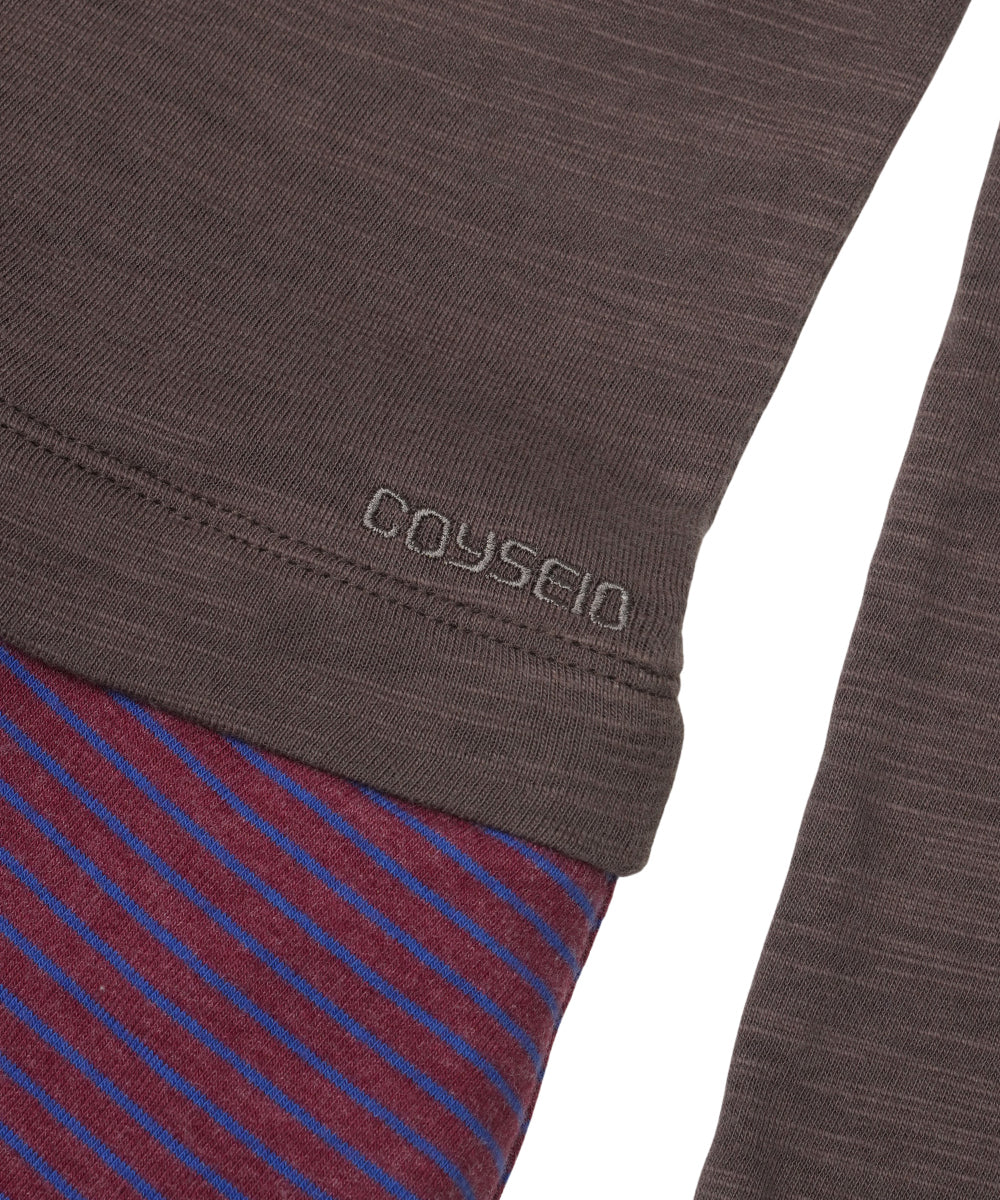 Coyseio - Stripe Cancan One Piece (Cocoa) product image 15 | TRAB K-Fashion Australia