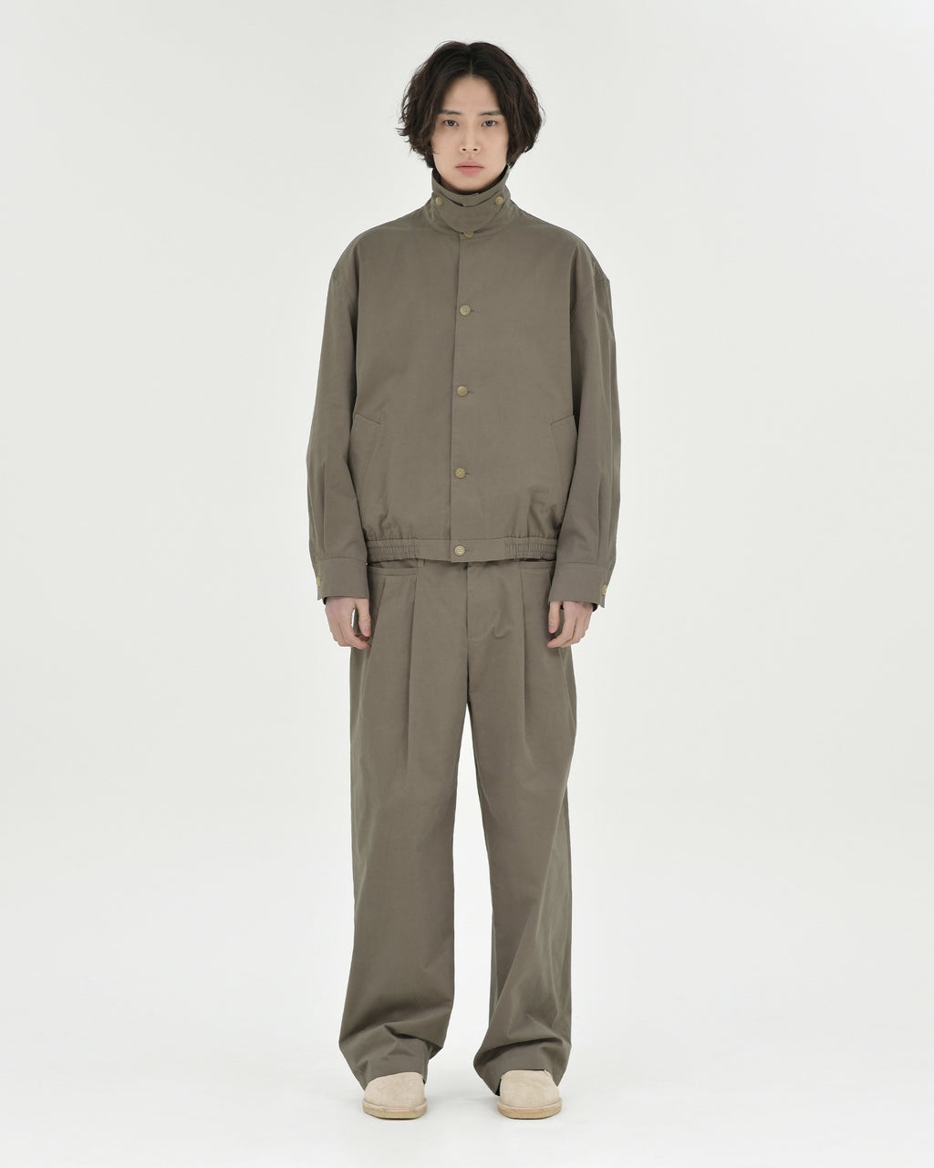 Brownyard - Shirt Blouson (Brown) product image 4 | TRAB K-Fashion Australia