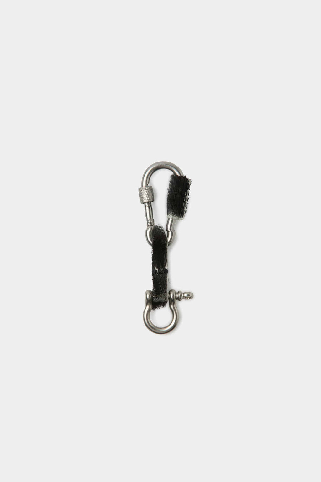 Coor - Calfskin Carabiner Keyring (Black) product image 1 | TRAB K-Fashion Australia