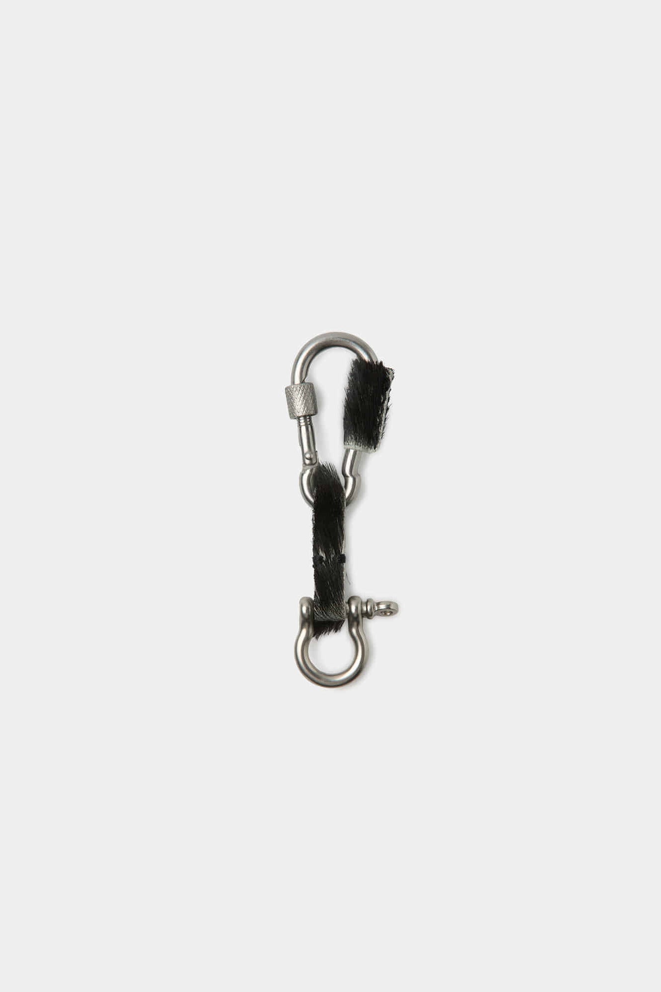 Coor - Calfskin Carabiner Keyring (Black) product image 1 | TRAB K-Fashion Australia