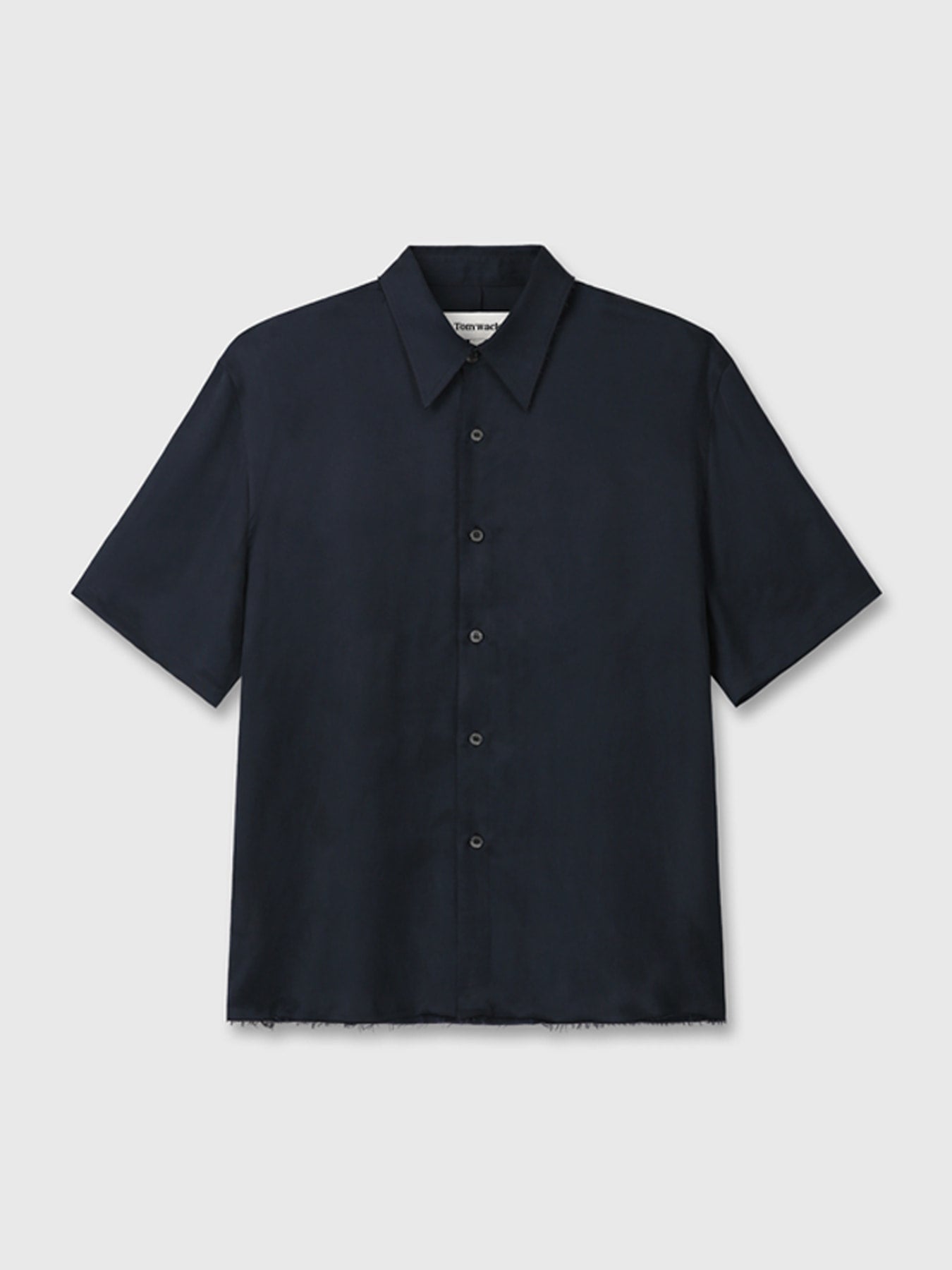Tonywack - Fluid Cupro Shirt (Japanese Fabric) (Navy) product image 8 | TRAB K-Fashion Australia