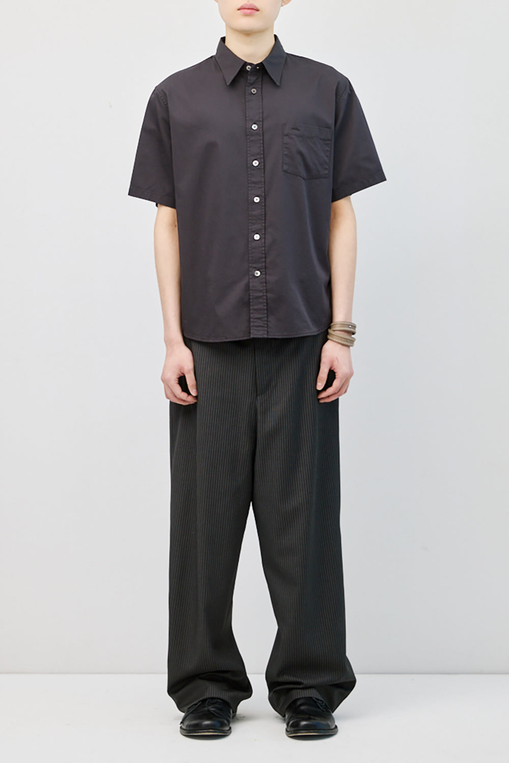 Hatchingroom - Contrast Trousers Stripe (Dark Grey) product image 5 | TRAB K-Fashion Australia