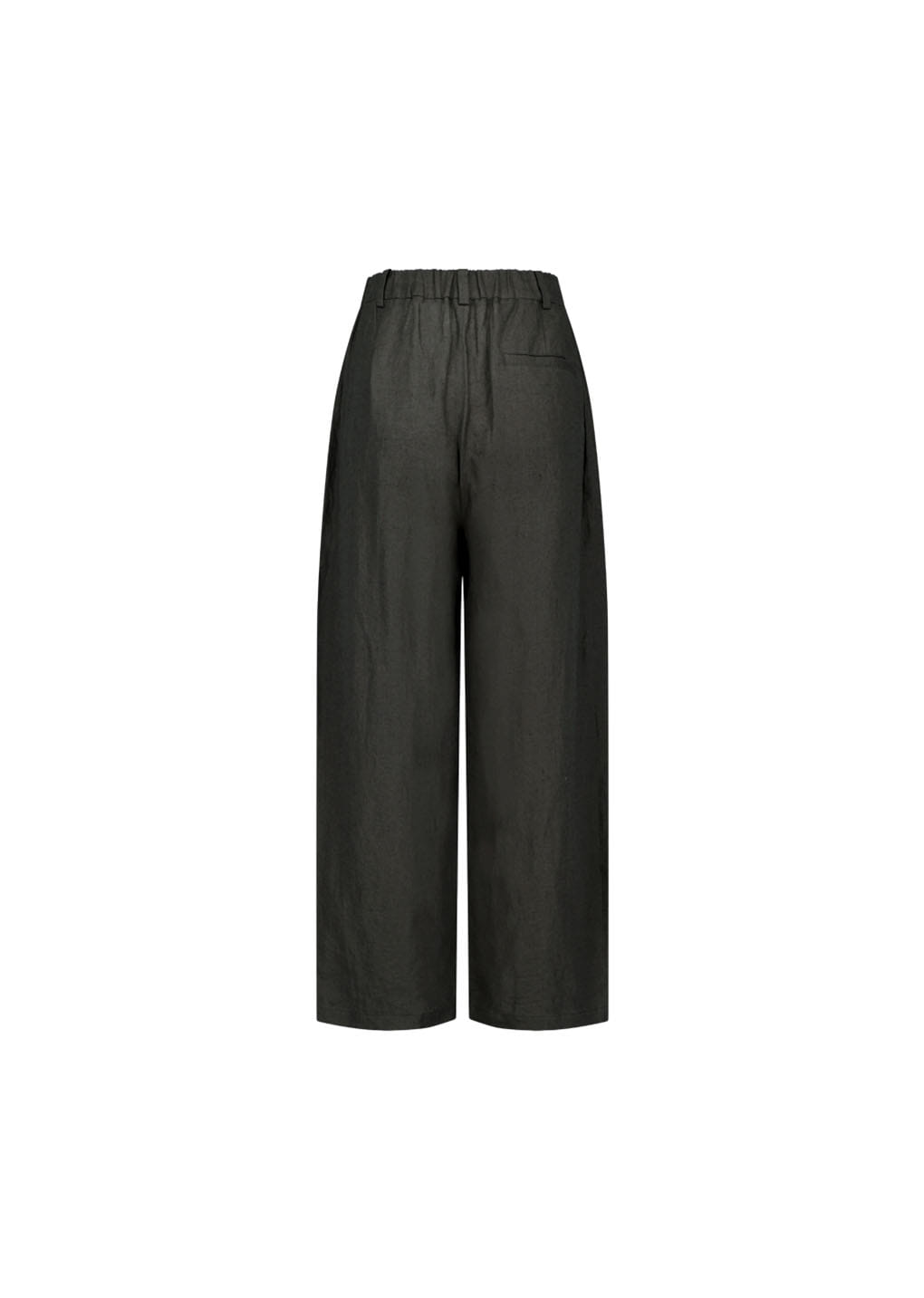 Amomento - Linen Two Tuck Wide Pants (Khaki Grey) product image 6 | TRAB K-Fashion Australia