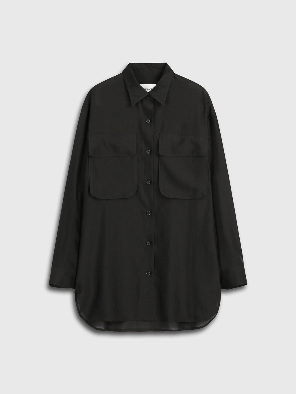 Tonywack - Tencel Oversized Shirt (Black) product image 7 | TRAB K-Fashion Australia