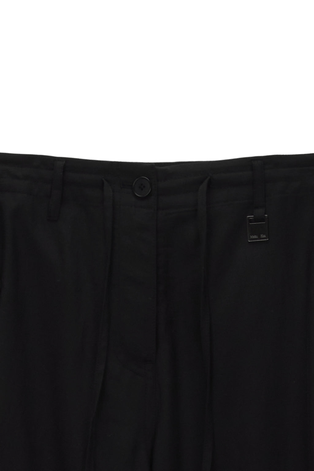 Matin Kim - String Point Big Pocket Cargo Pants (Black) product image 3 | TRAB K-Fashion Australia