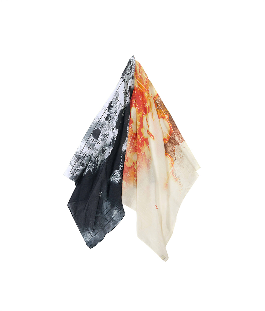 XLIM - Ep.7 01 Synopsis Bandana (Ivory / Orange) product image 4 | TRAB K-Fashion Australia