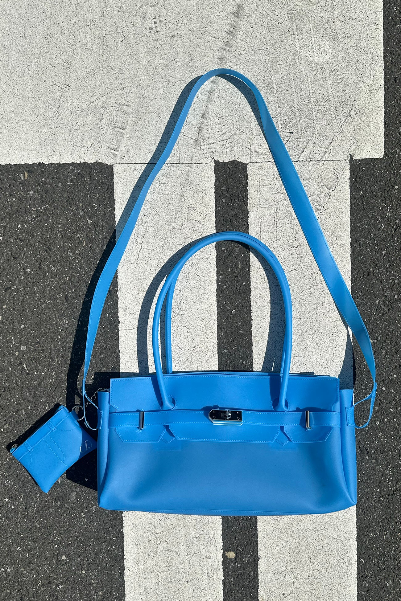Deinet - [free Card Wallet] Jelly Two-Way Bag (Blue) product image 7 | TRAB K-Fashion Australia