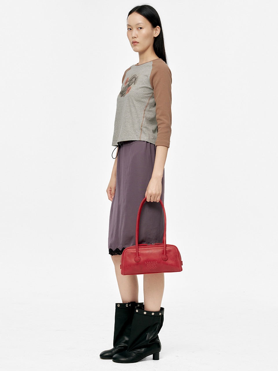 Marge Sherwood - Soft Boston Ew (Apple Red Pull-Up) product image 3 | TRAB K-Fashion Australia
