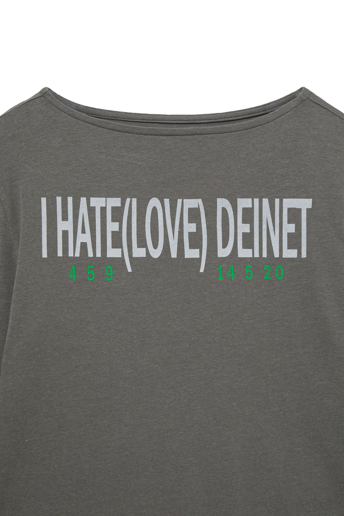 Deinet - I Hate Long Sleeve (Charcoal) product image 3 | TRAB K-Fashion Australia
