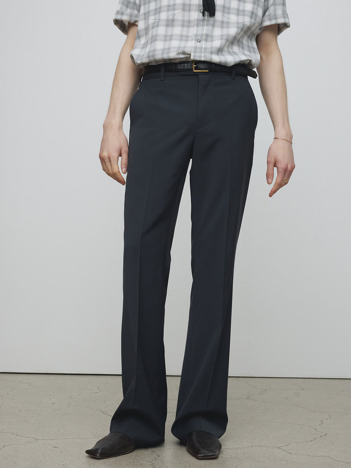 Tonywack - Light Wool Flared Trousers (Sea Serpent) product image 3 | TRAB K-Fashion Australia
