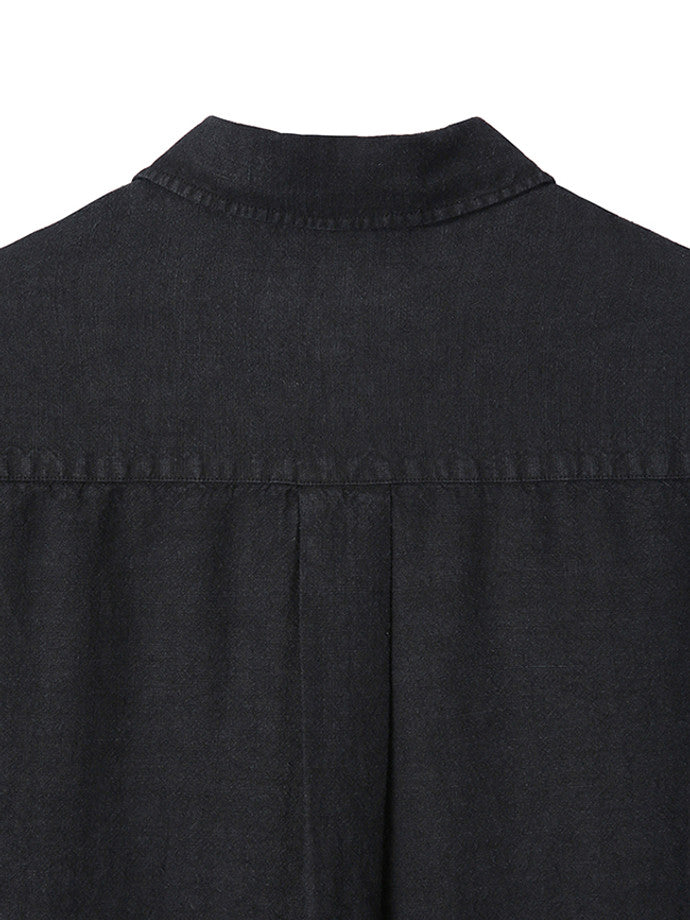 Art if acts - Washed Linen Shirt (Black) product image 8 | TRAB K-Fashion Australia