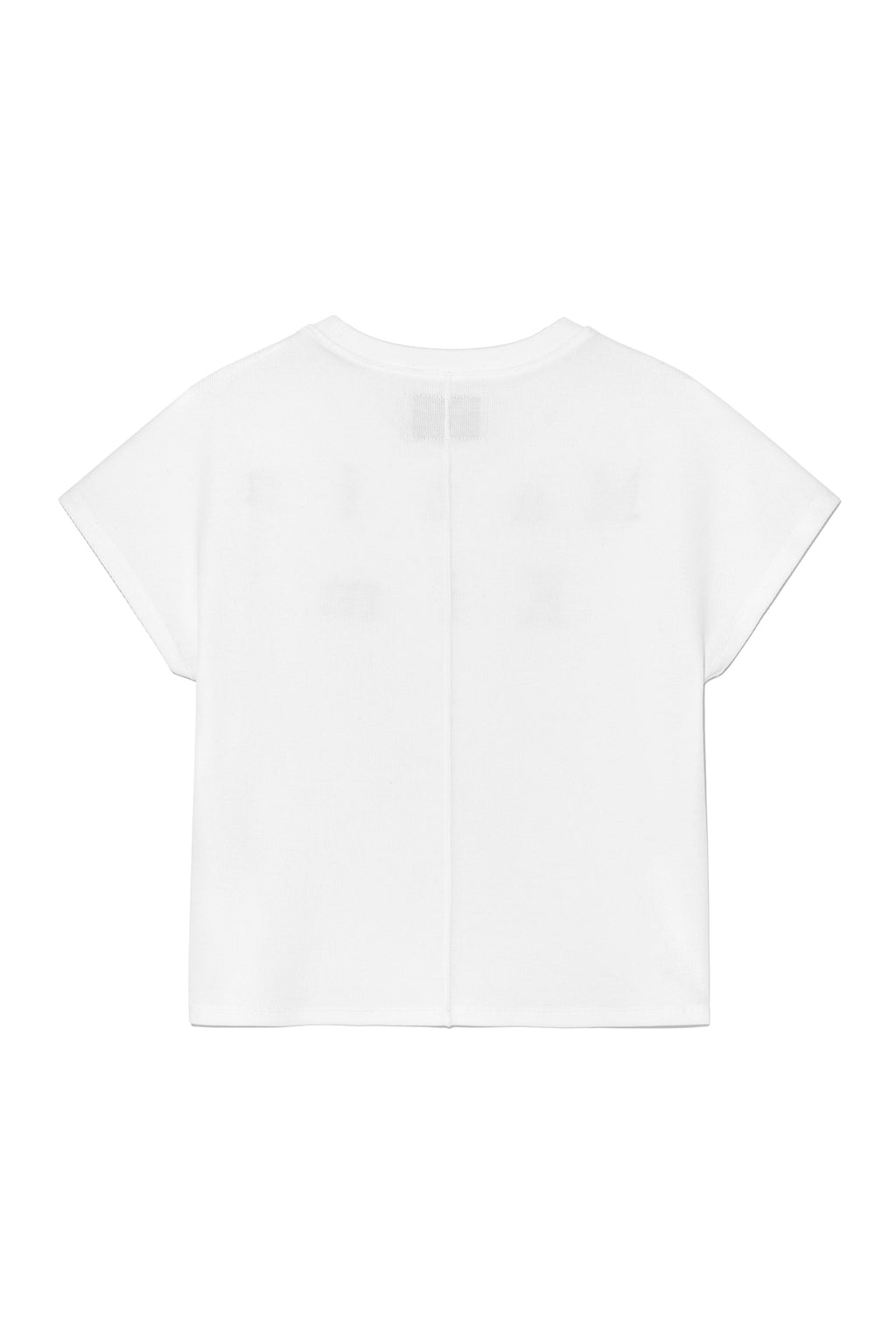 Matin Kim - Pintuck Layered Slim Crop Top (White) product image 2 | TRAB K-Fashion Australia