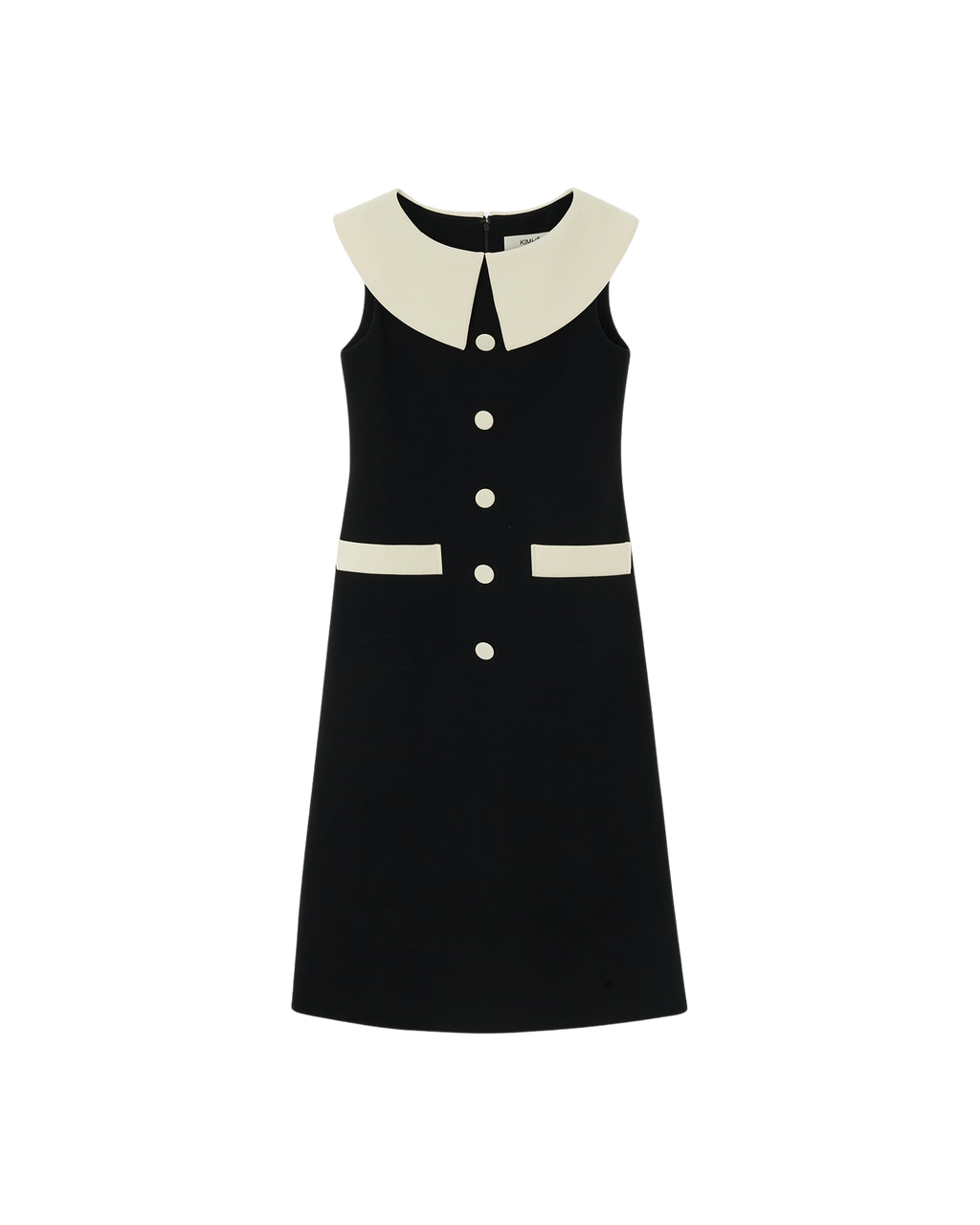 Kimhe Kim - Bi-Color Midi Dress (Black/Ivory) product image 7 | TRAB K-Fashion Australia