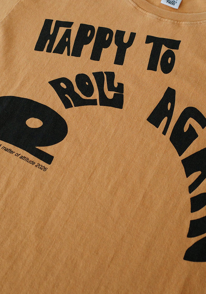 Collect Pieces - Happy To Roll Again T-Shirts (Orange) product image 2 | TRAB K-Fashion Australia
