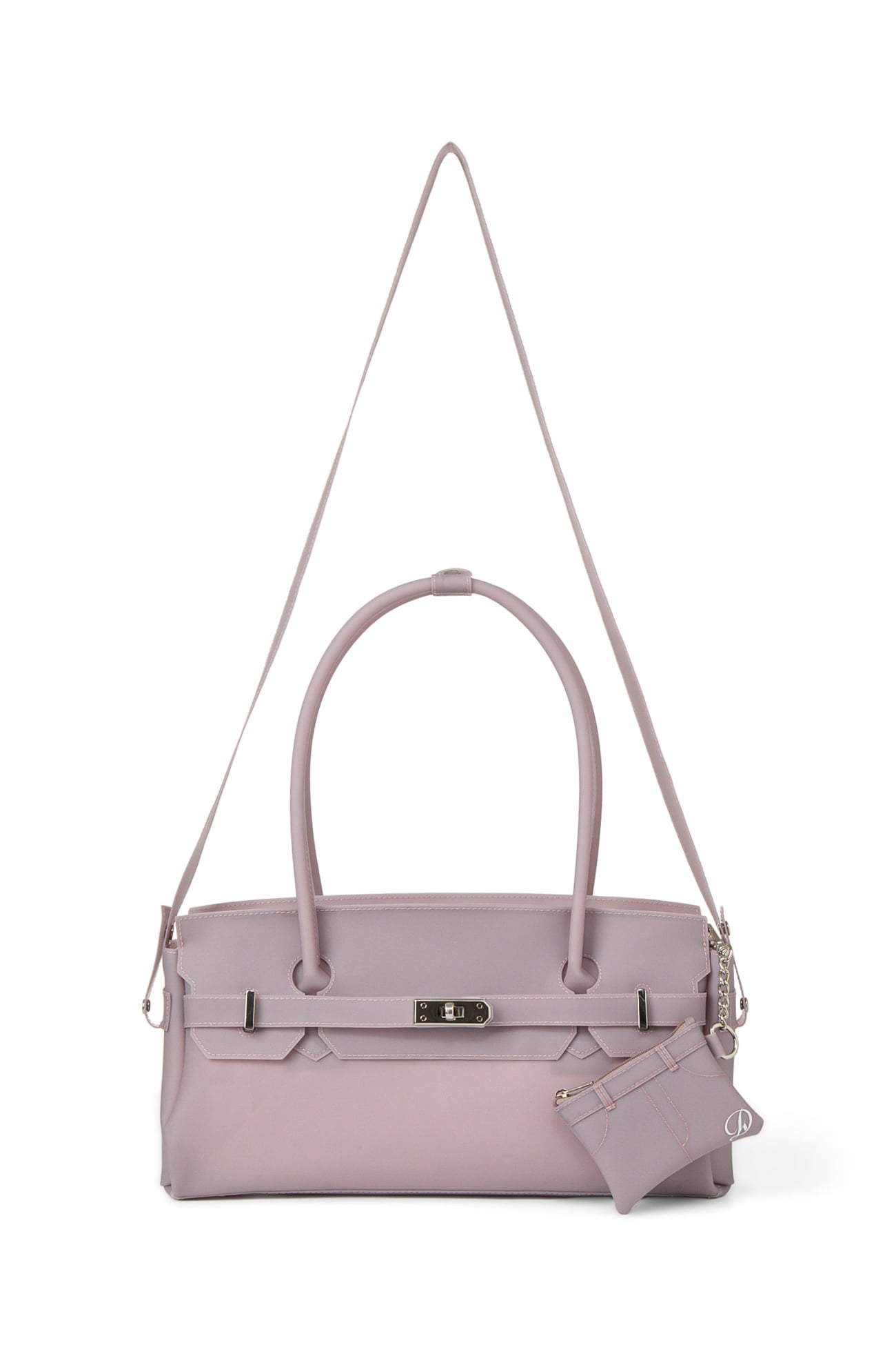 Deinet - [free Card Wallet] Jelly Two-Way Bag (Grey) product image 5 | TRAB K-Fashion Australia
