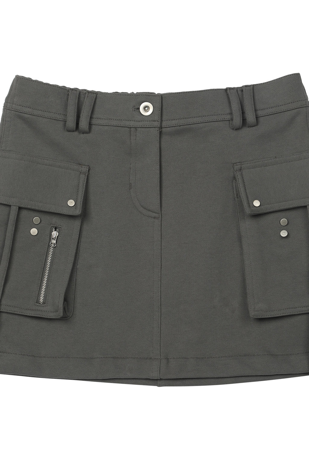 Deinet - Jersey Mini Skirt (Charcoal) product image 10 | TRAB K-Fashion Australia