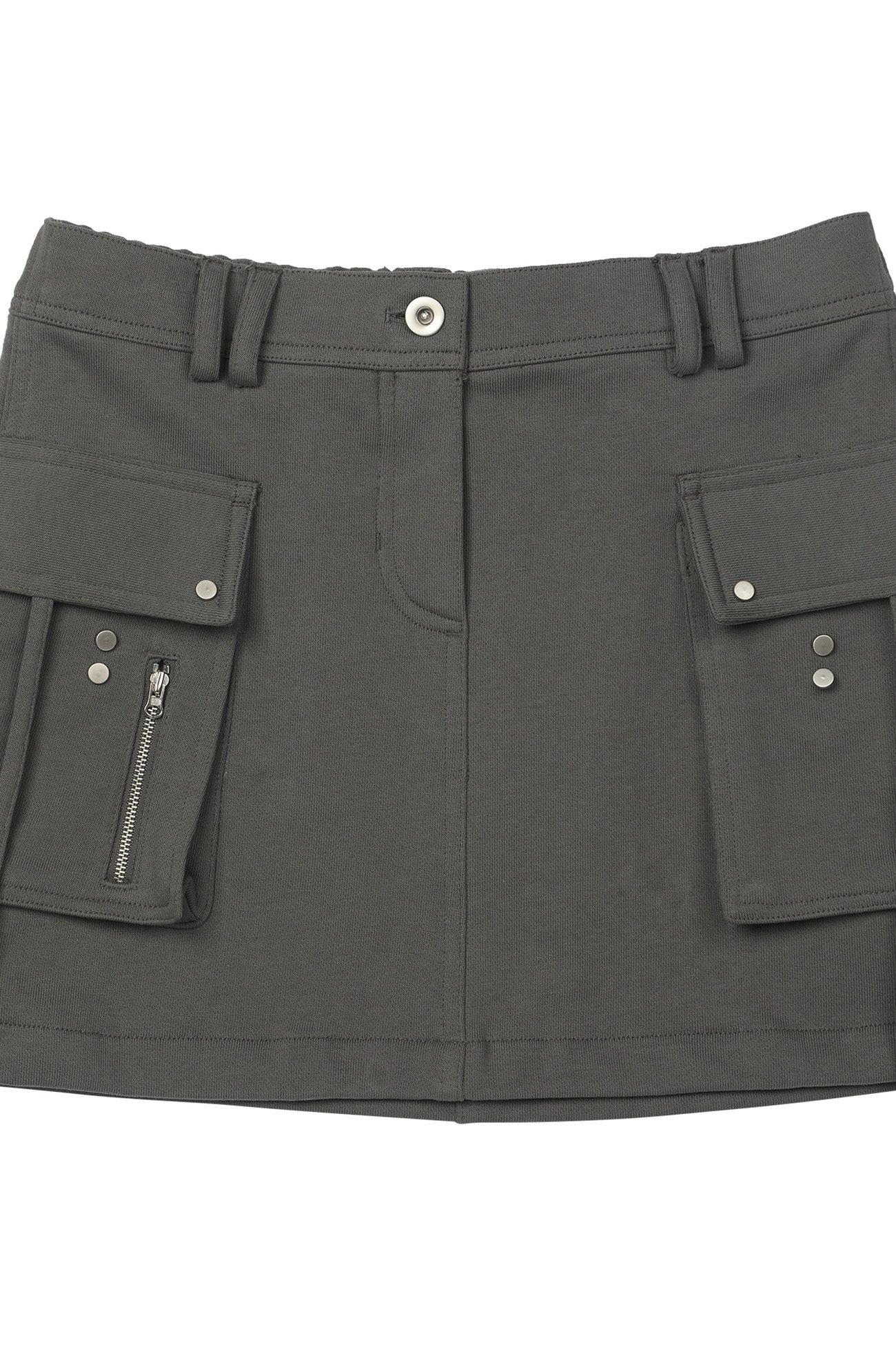 Deinet - Jersey Mini Skirt (Charcoal) product image 10 | TRAB K-Fashion Australia