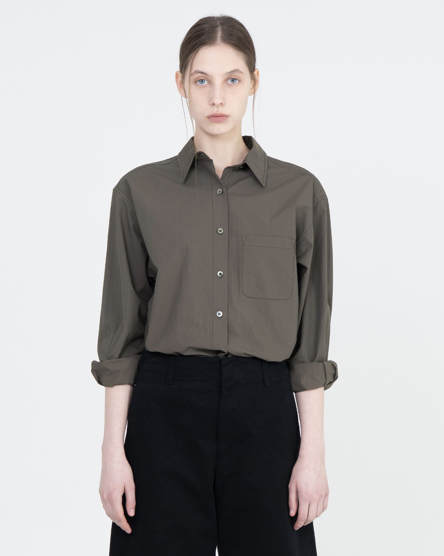 Brownyard - Steady Shirt (Dark Brown) product image 1 | TRAB K-Fashion Australia