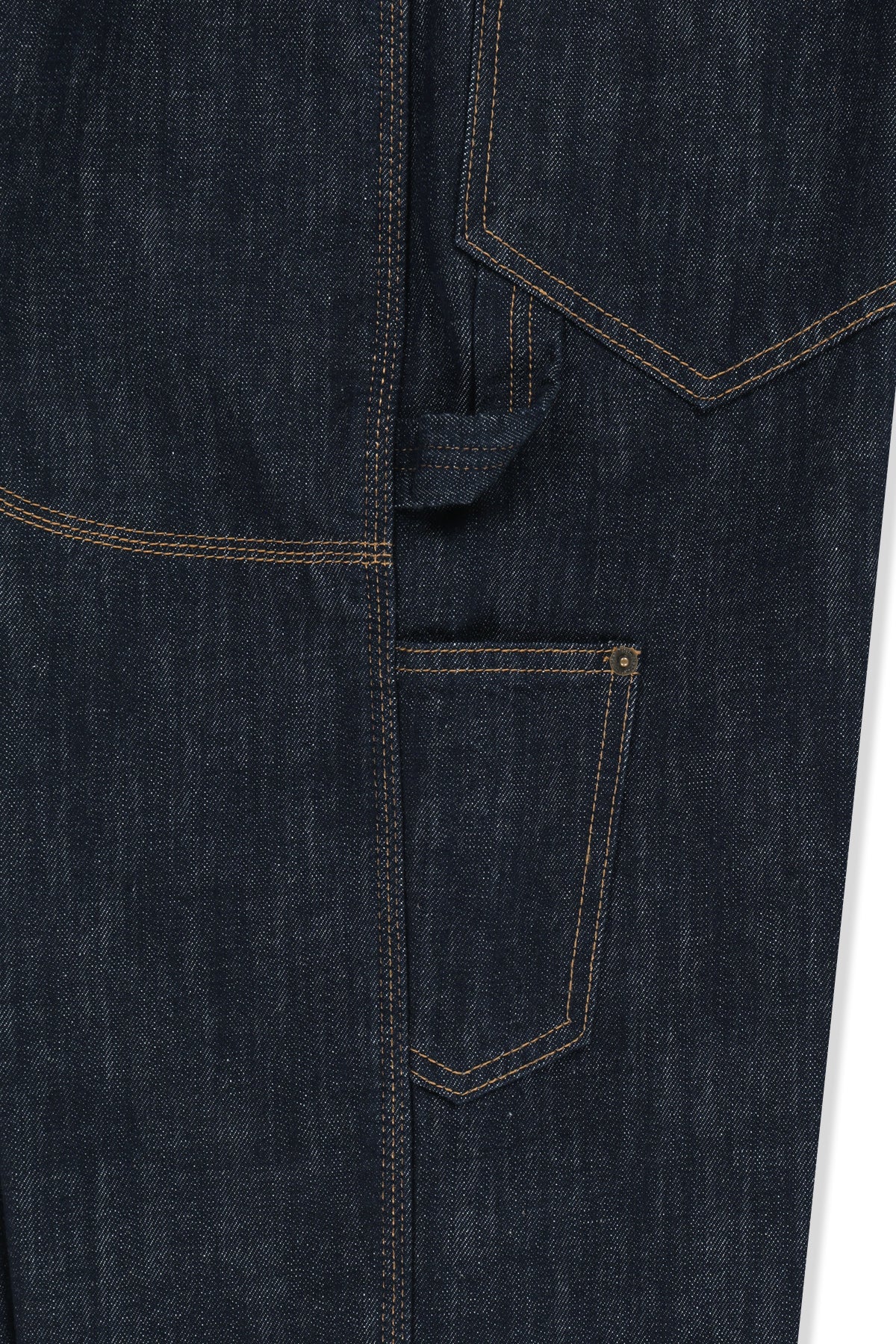 Matin Kim - Panel Stitch Denim Pants (Dark Navy) product image 4 | TRAB K-Fashion Australia