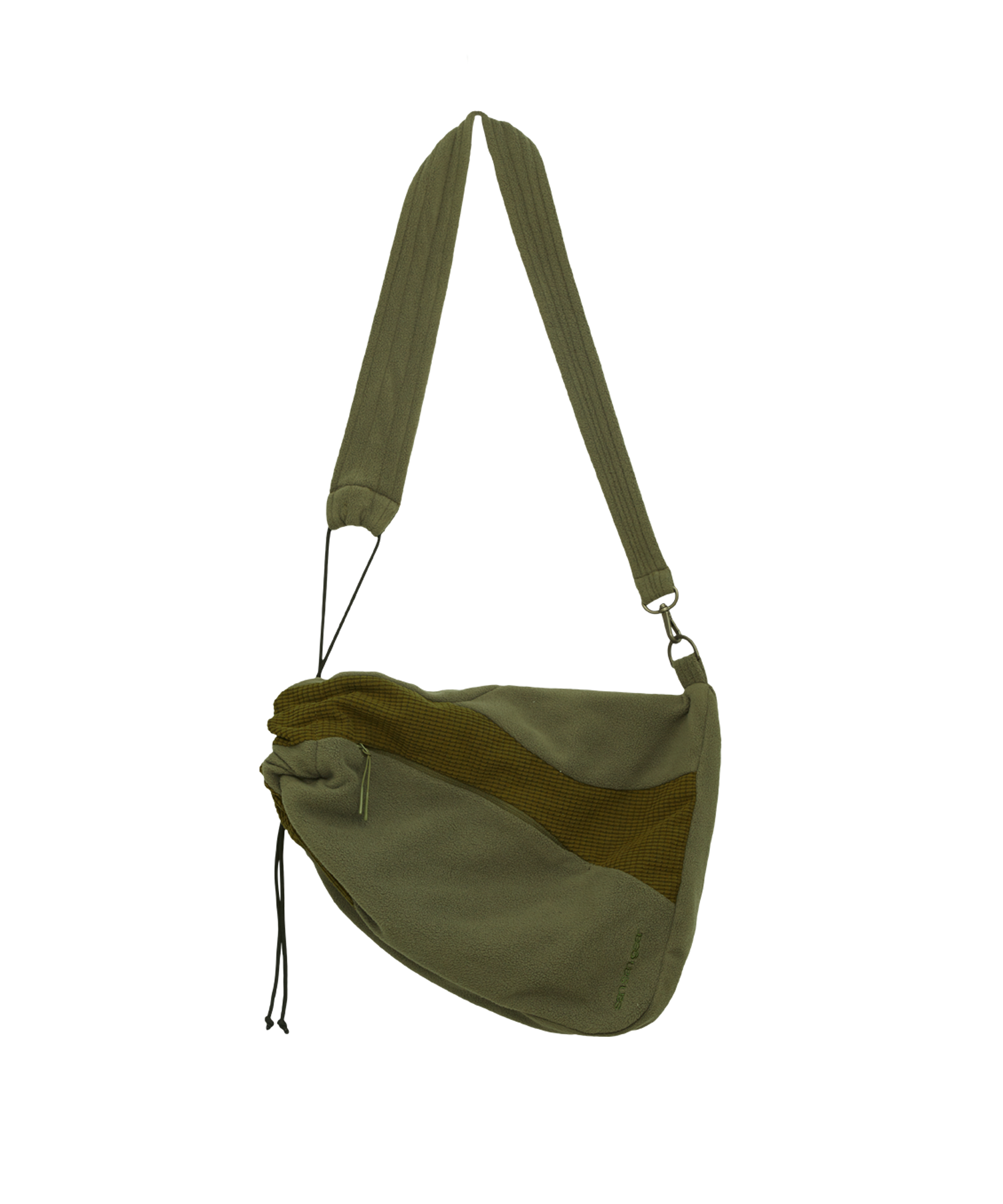 San San Gear - Fleece Cross Bag (Khaki) product image 3 | TRAB K-Fashion Australia