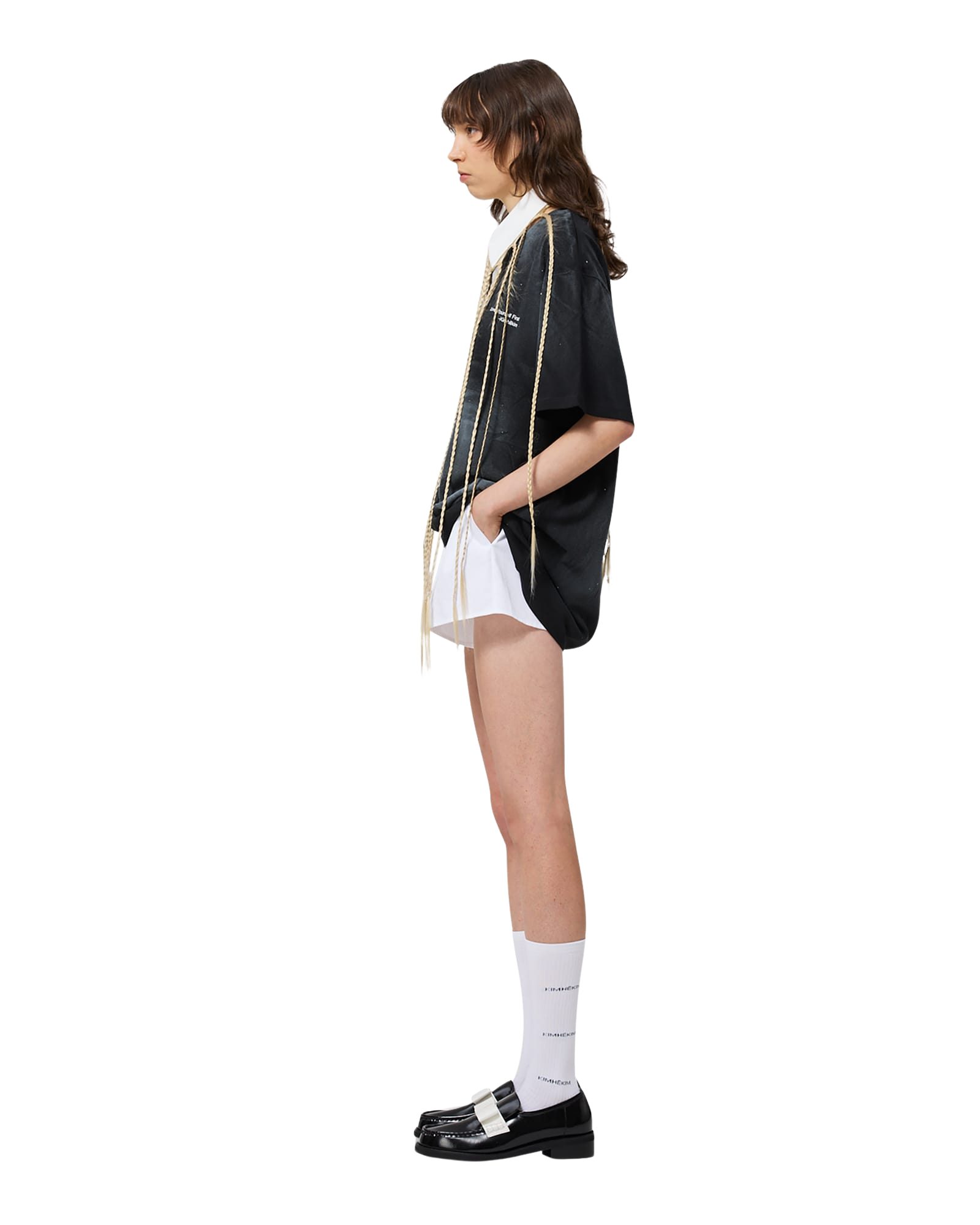 Kimhe Kim - Spray Dyed T-Shirt (Black) product image 8 | TRAB K-Fashion Australia