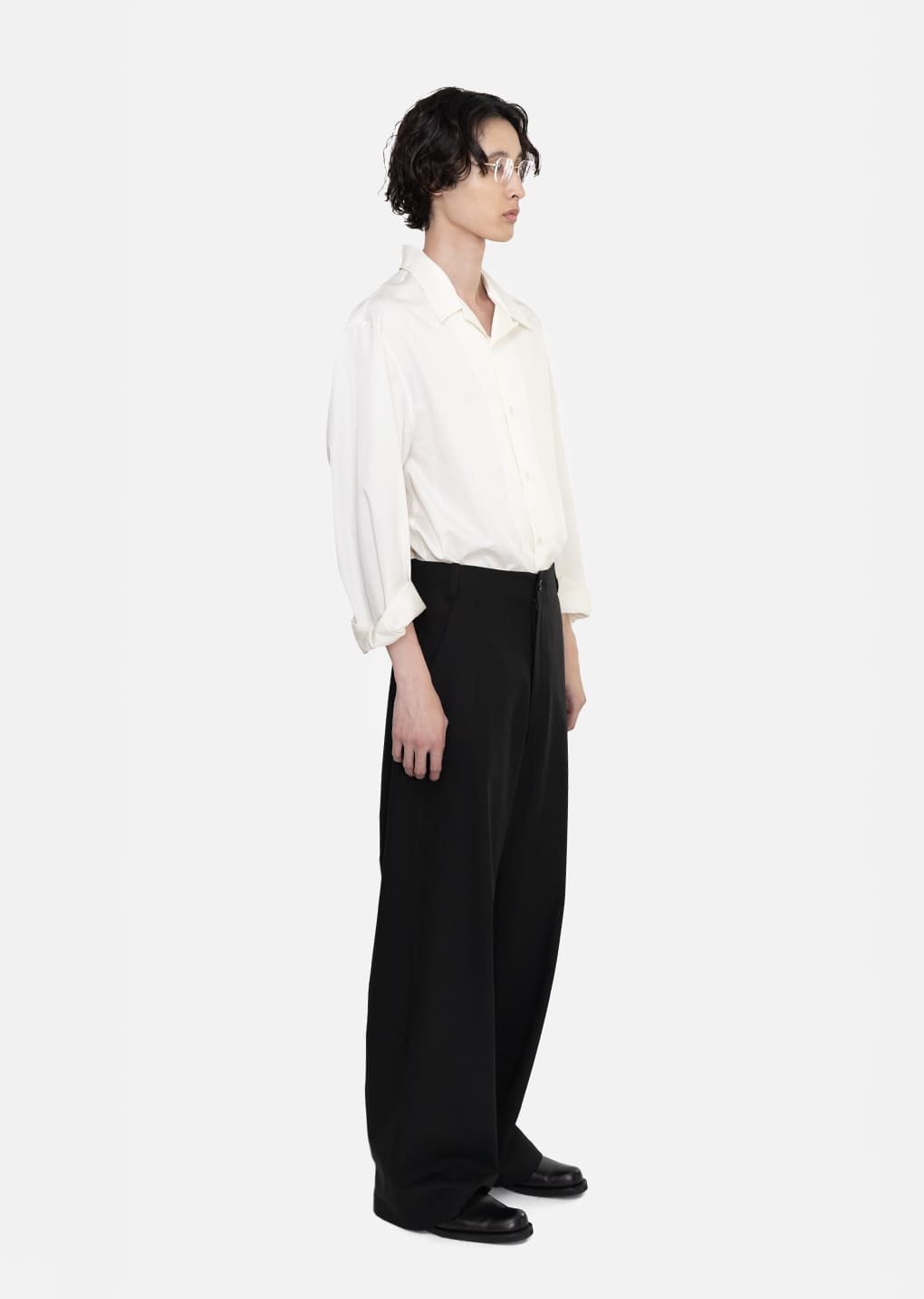 Amomento - Wool Wide Pants (Black) product image 3 | TRAB K-Fashion Australia