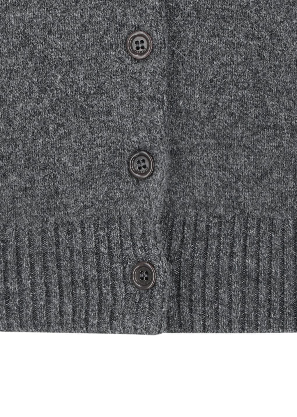 Amomento - Wool button up collar cardigan (Charcoal) product image 10 | TRAB K-Fashion Australia
