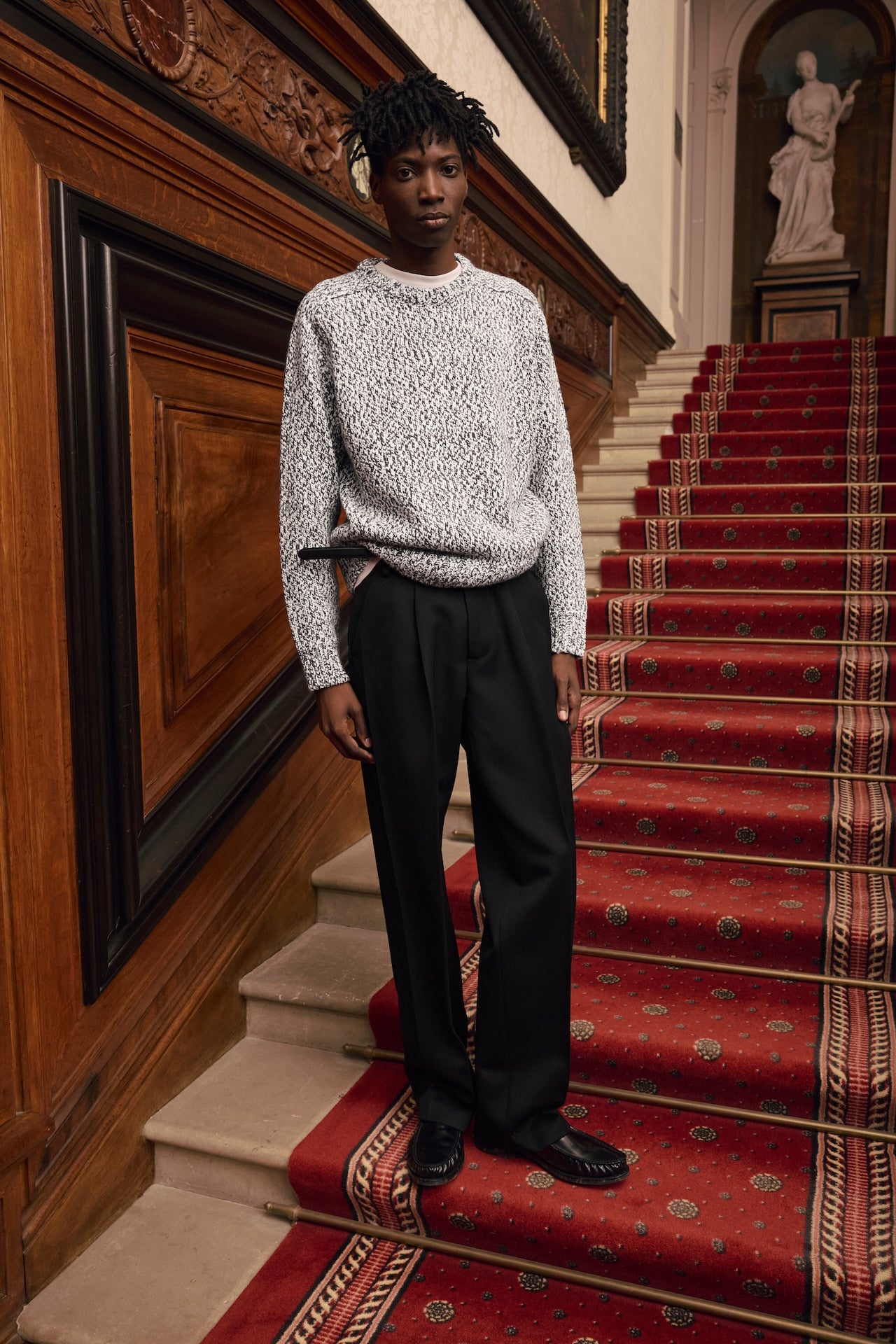 STU - Heather Round Neck Knit (OC) product image 11 | TRAB K-Fashion Australia