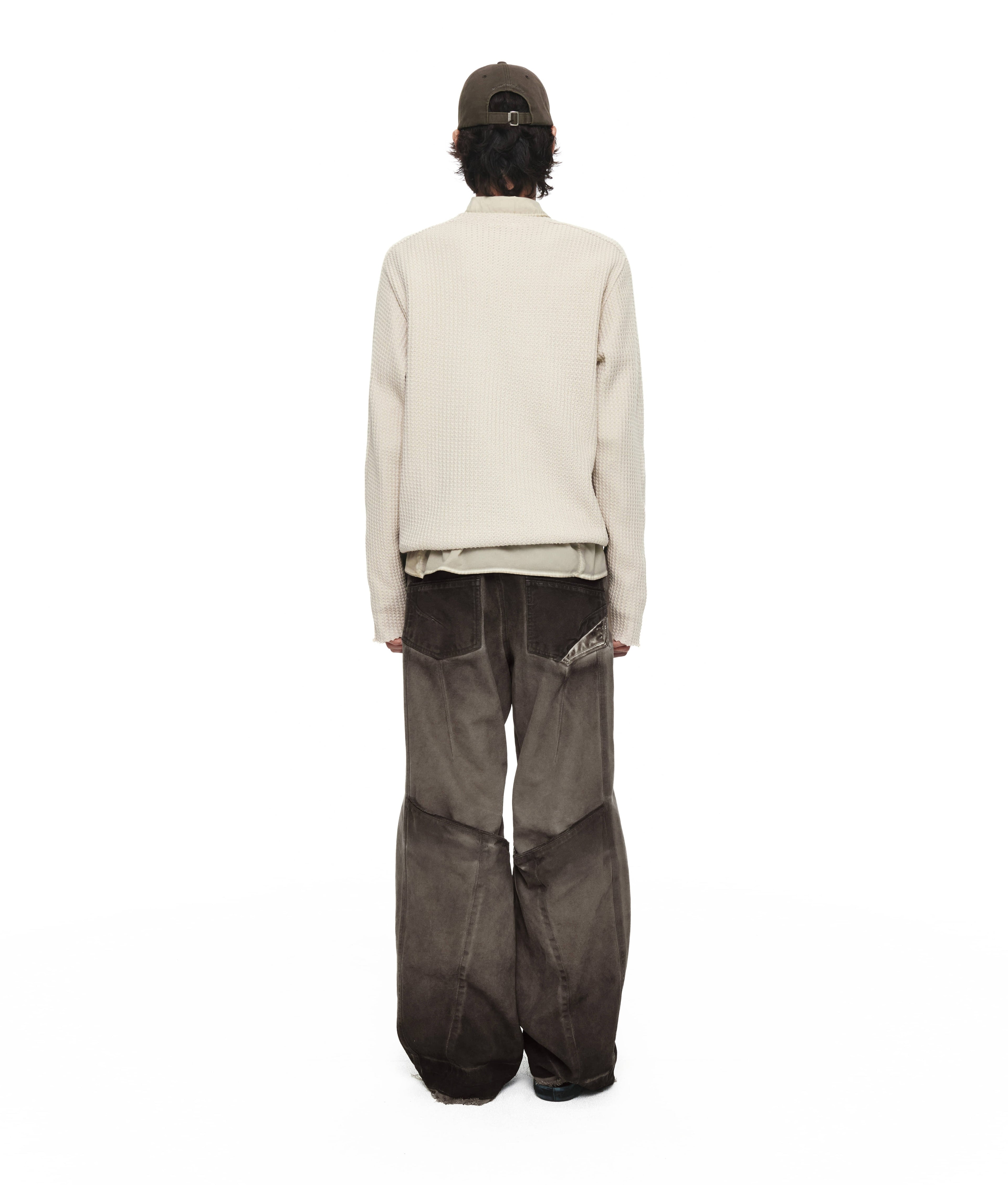 XLIM - Ep.8 01 Knit (Dusty Grey / Light Brown) product image 3 | TRAB K-Fashion Australia