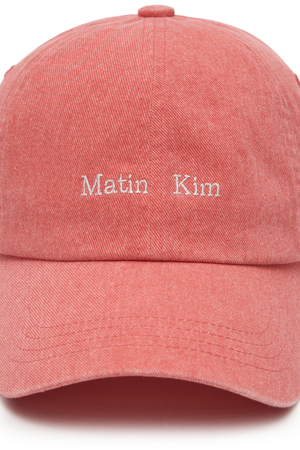 Matin Kim - Matin Mini Classic Logo Ball Cap (Light Orange) product image 4 | TRAB K-Fashion Australia