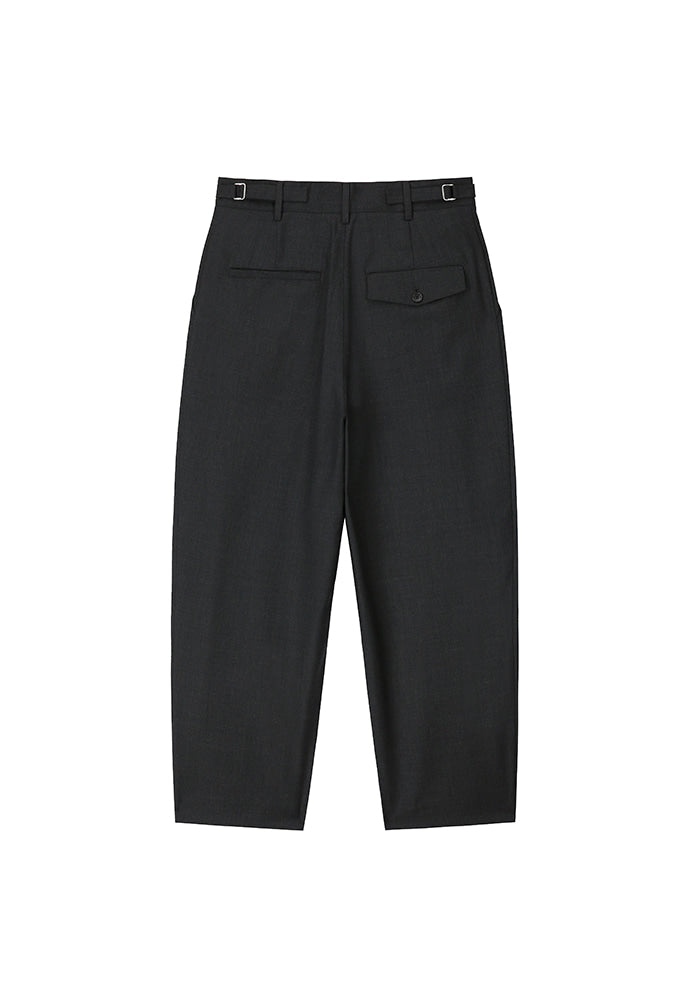 Art if acts - Wool Side Two Tuck Pants (Charcoal) product image 6 | TRAB K-Fashion Australia