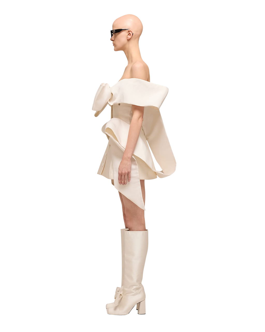 Kimhe Kim - Seraphim Mini Dress (White) product image 6 | TRAB K-Fashion Australia