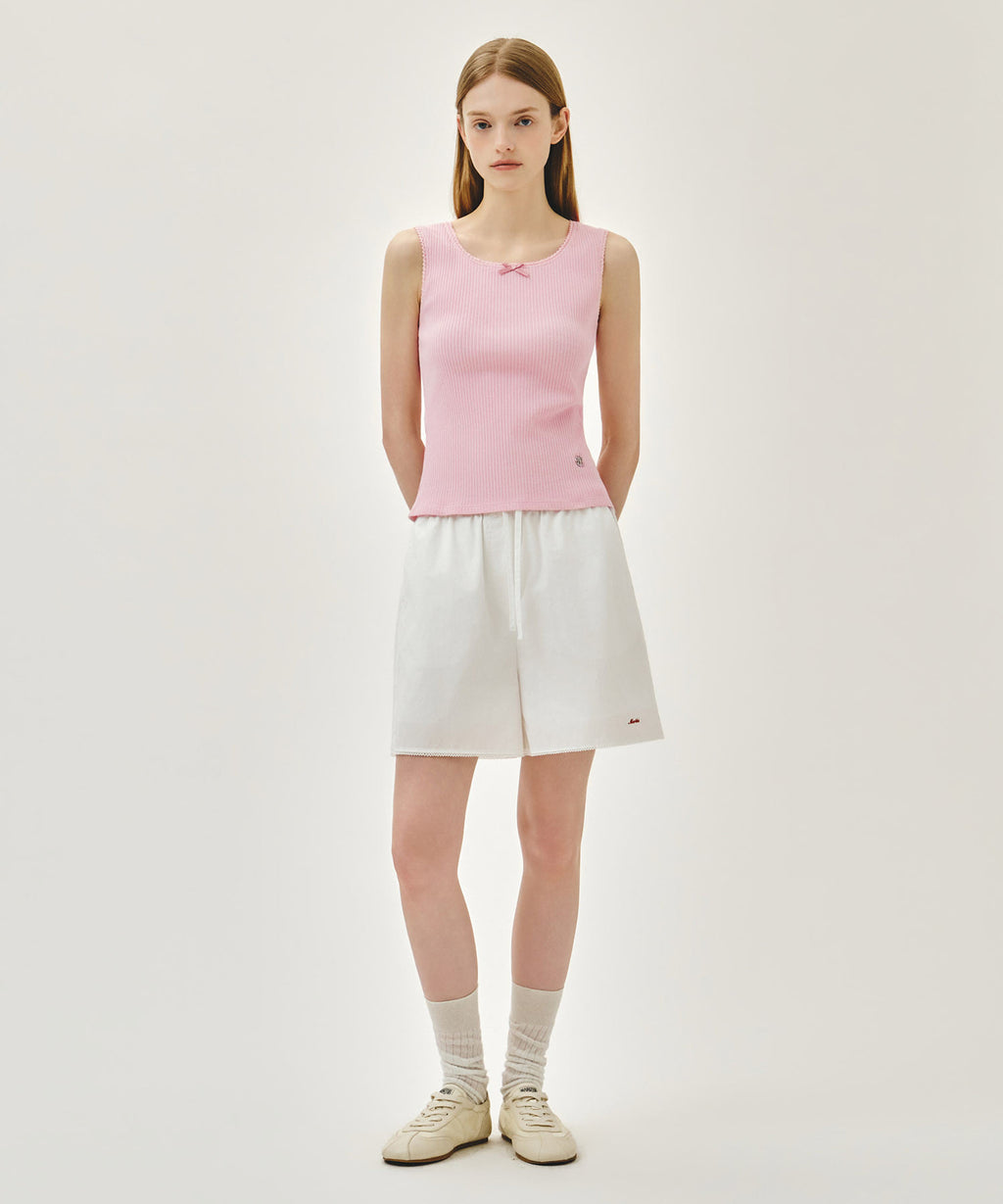 Marithe & Francois Girbaud - Lace Detail Sleeveless (Pink) product image 5 | TRAB K-Fashion Australia