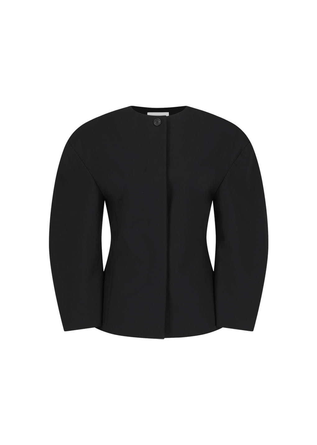 Amomento - Curved Silhouette Jacket (Black) product image 5 | TRAB K-Fashion Australia