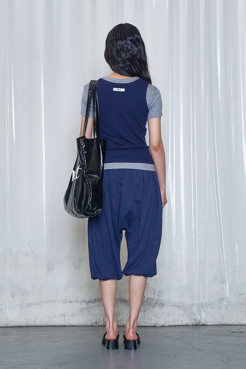 Deinet - D-Contrast T-Shirt (Navy) product image 3 | TRAB K-Fashion Australia