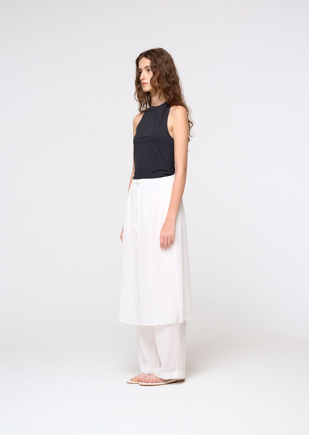 Amomento - [Pre-Order] Jersey Halter Neck Top (Charcoal) product image 3 | TRAB K-Fashion Australia