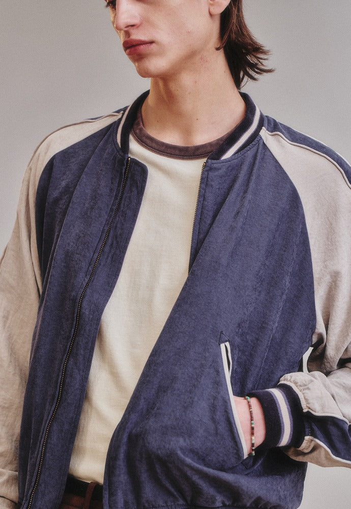 Art if acts - Vintage Souvenir Jacket (Navy/Stone) product image 1 | TRAB K-Fashion Australia