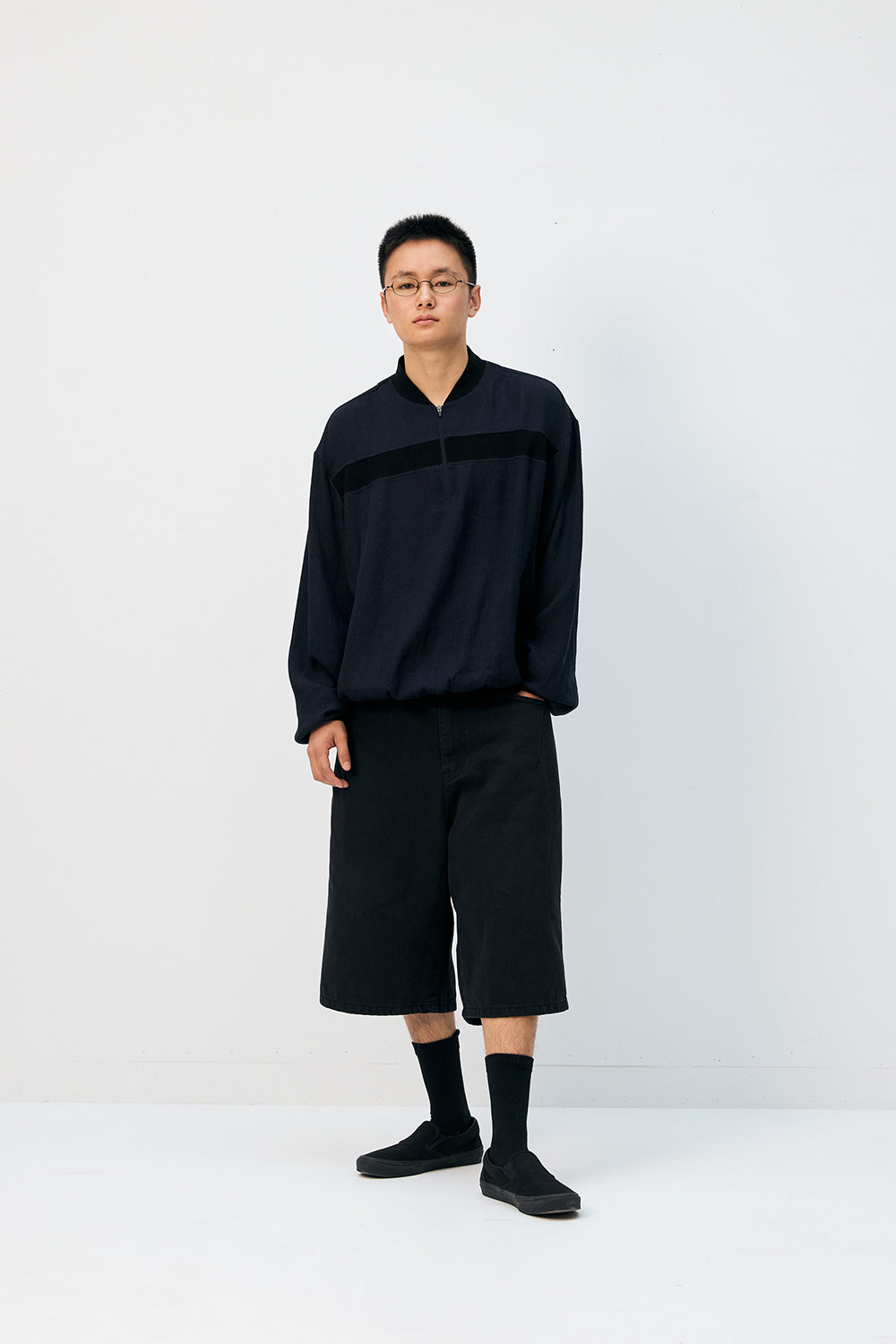 Hatchingroom - Archive Pullover Shirt Dark (Navy) product image 8 | TRAB K-Fashion Australia