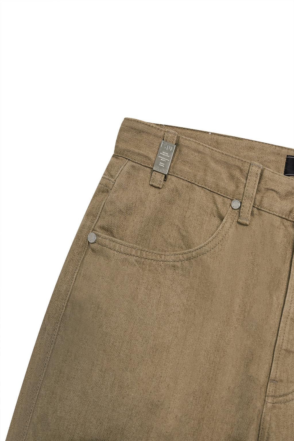 Stu - Straight Selvedge Denim Pants (Beige) product image 14 | TRAB K-Fashion Australia