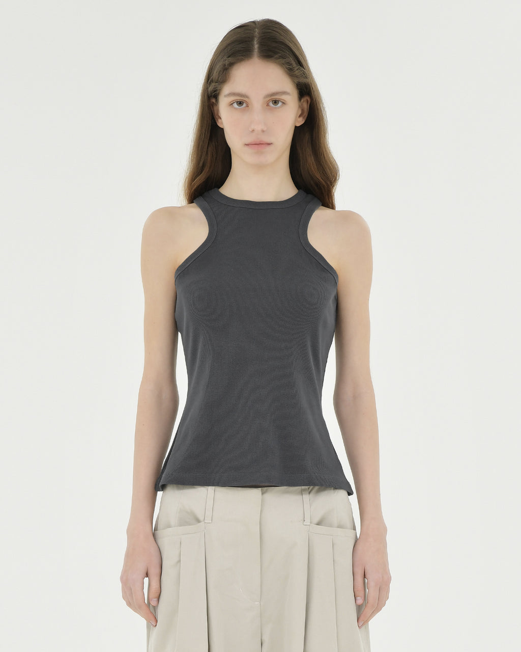 Brownyard - Halter Neck Sleeveless (Charcoal) product image 1 | TRAB K-Fashion Australia