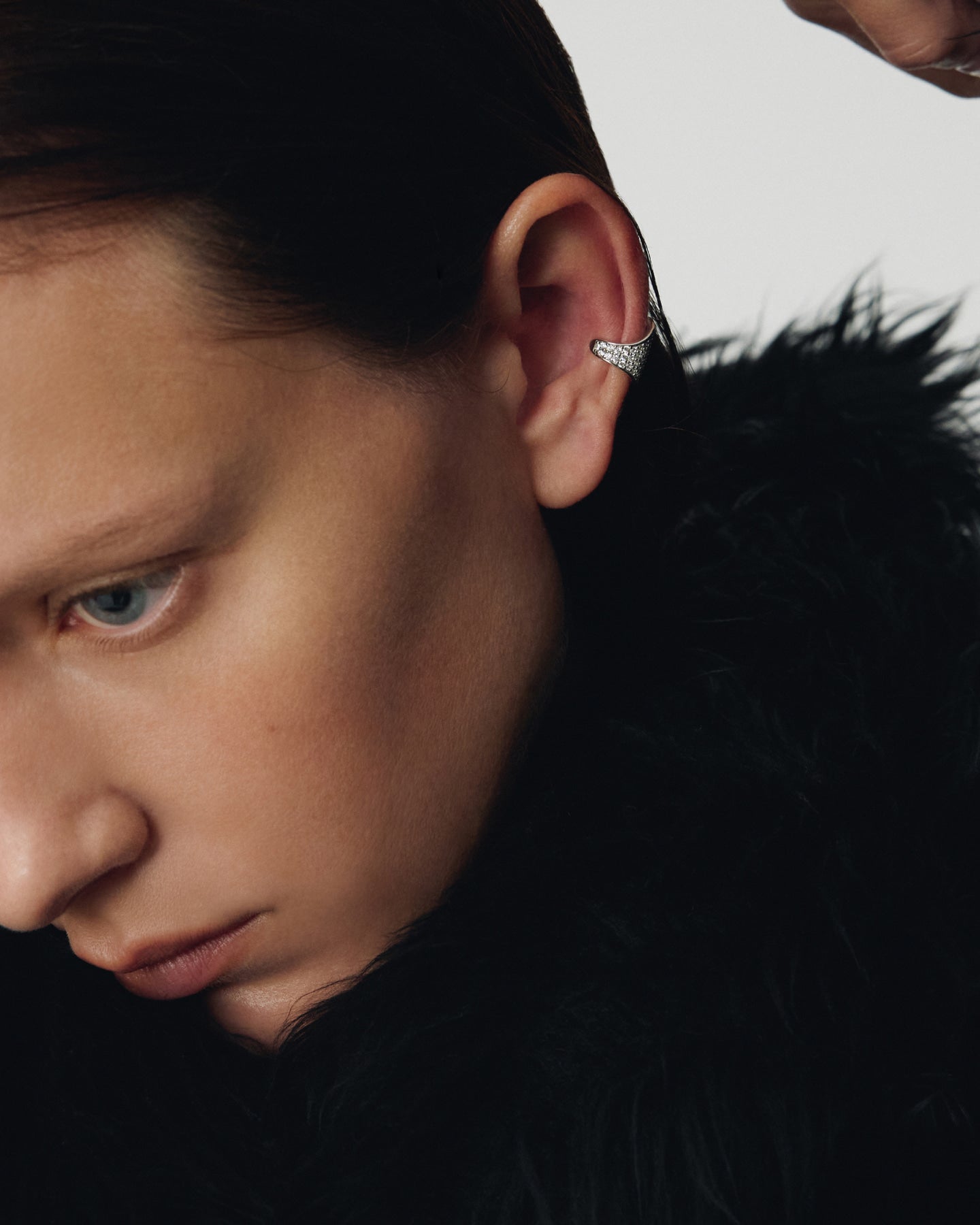 Numbering - Pave Chevron Ear Cuff #3209 product image 1 | TRAB K-Fashion Australia