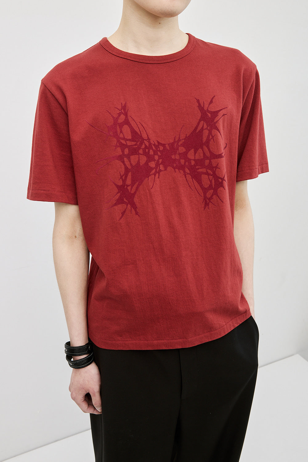 Hatchingroom - Abstract H Tee (Dark Red) product image 12 | TRAB K-Fashion Australia