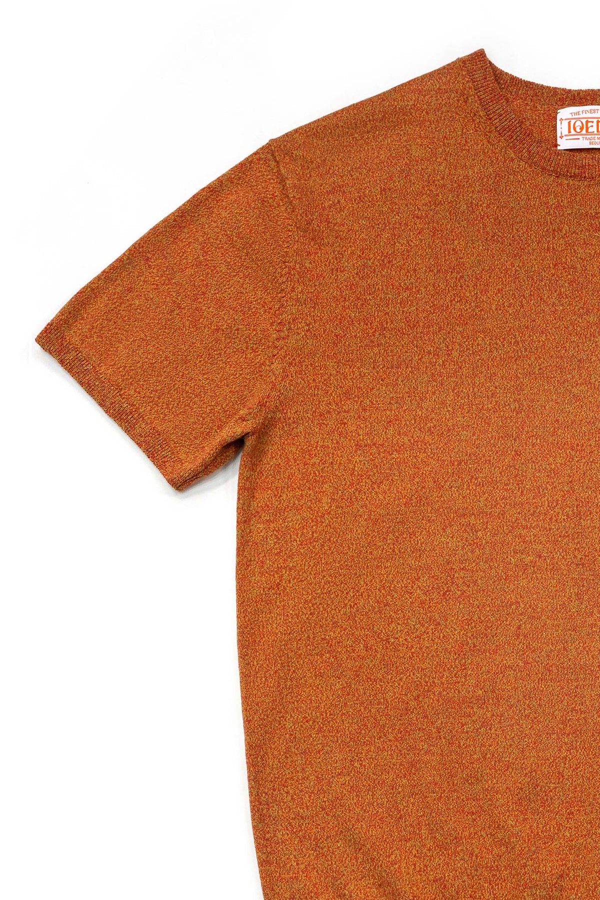 Ioedle - Noise Round Short Sleeve Knit (Orange) product image 4 | TRAB K-Fashion Australia